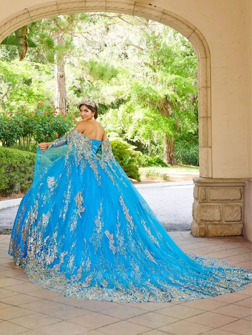 Pink Quinceanera Dresses Gold Lace Appliques Mexican Ball Gown Prom Party Dress Vestidos Butantes 15 anos