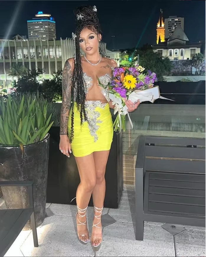 Luxury Graduation Sexy Tank Rhinestone Glitter Decoration Homecoming Dresses African Style Party Dresses