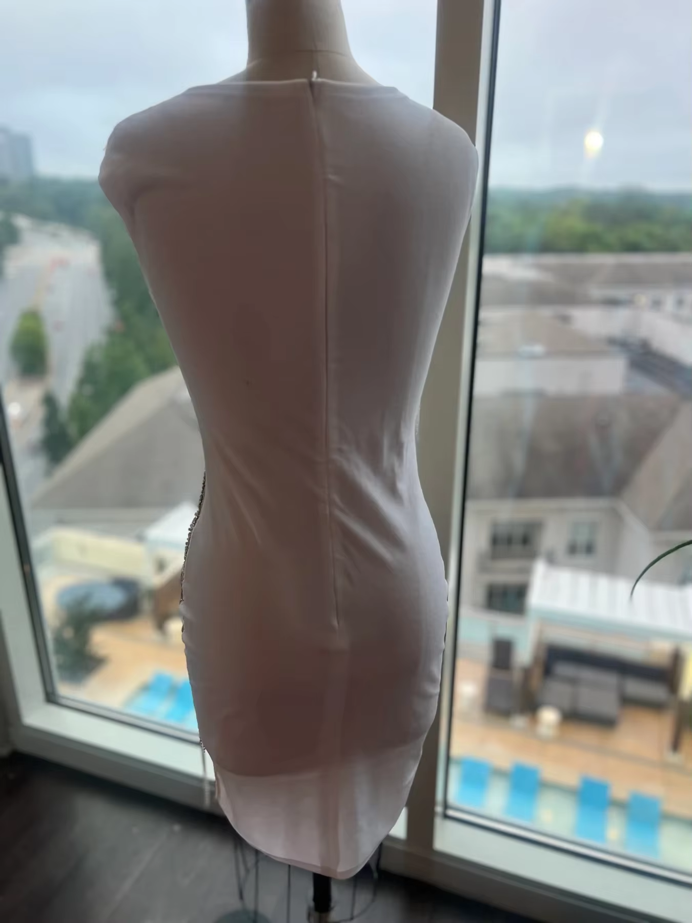 Silver Sheer Diamond Short Prom Dresses Black Girls Birthday Party Dresses Beaded African Cocktail Dresses Homecoming Customized
