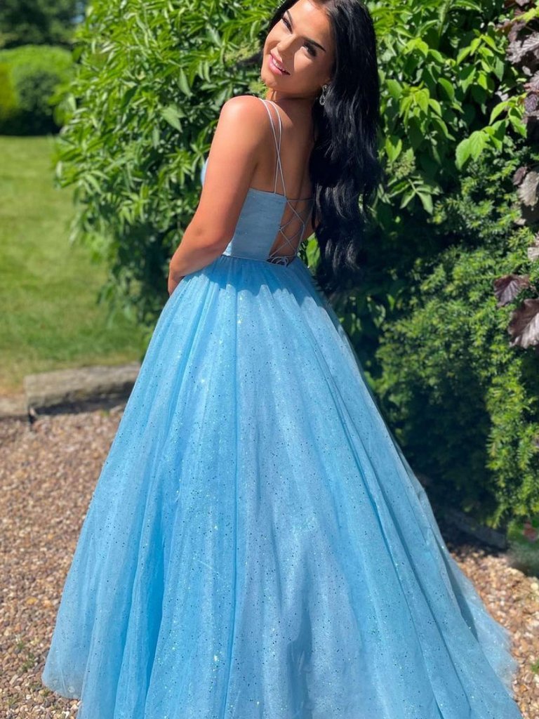 Sparkly Long Prom Dresses Winter Formal Dresses