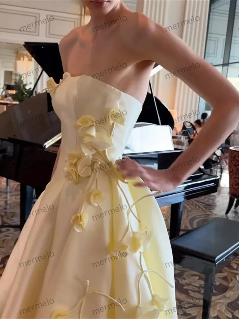 Evening Dress Formal Saudi Arabia Strapless A-line Floor Length Skirts Open Back Draped Sleeveless