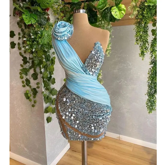 Robe Cocktail Evening Gowns Short Prom Dress Strapless Knee Length Formal Hoco Dress Graduation Women Party Gown Custom 15