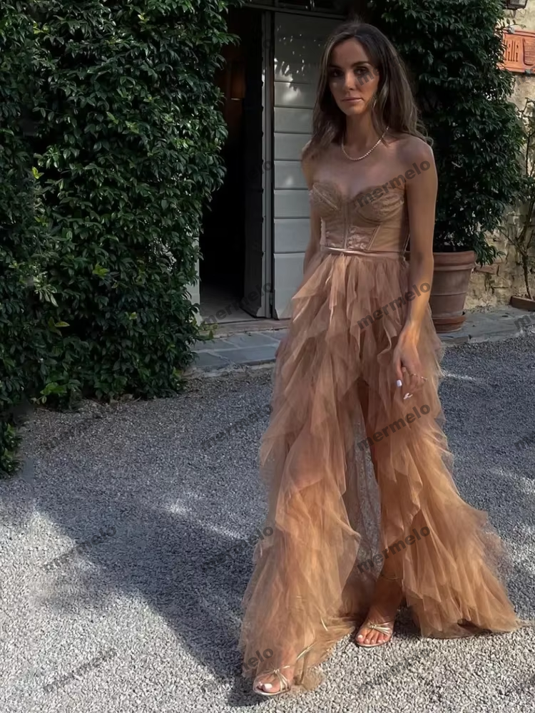 Women Party Wedding Evening Graduation Dress Elegant Gowns Ball Gown Prom Formal Luxury