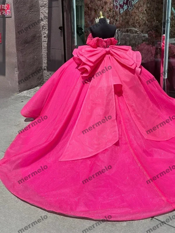 Quinceanera Dresses Sweet 16 Year Girls Beaded Crystal Vestido 15 De xv Quinceanera Birthday Party