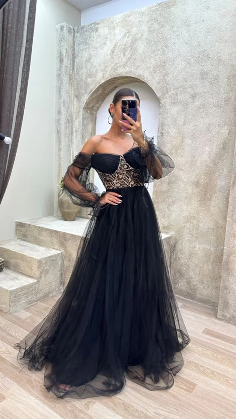Strapless mint green corset tulle dress prom dress evening gown