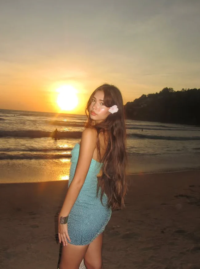 Stunning Sheath Strapless Beaded Blue Ombre Tulle Short Homecoming Dress Vacation Dress