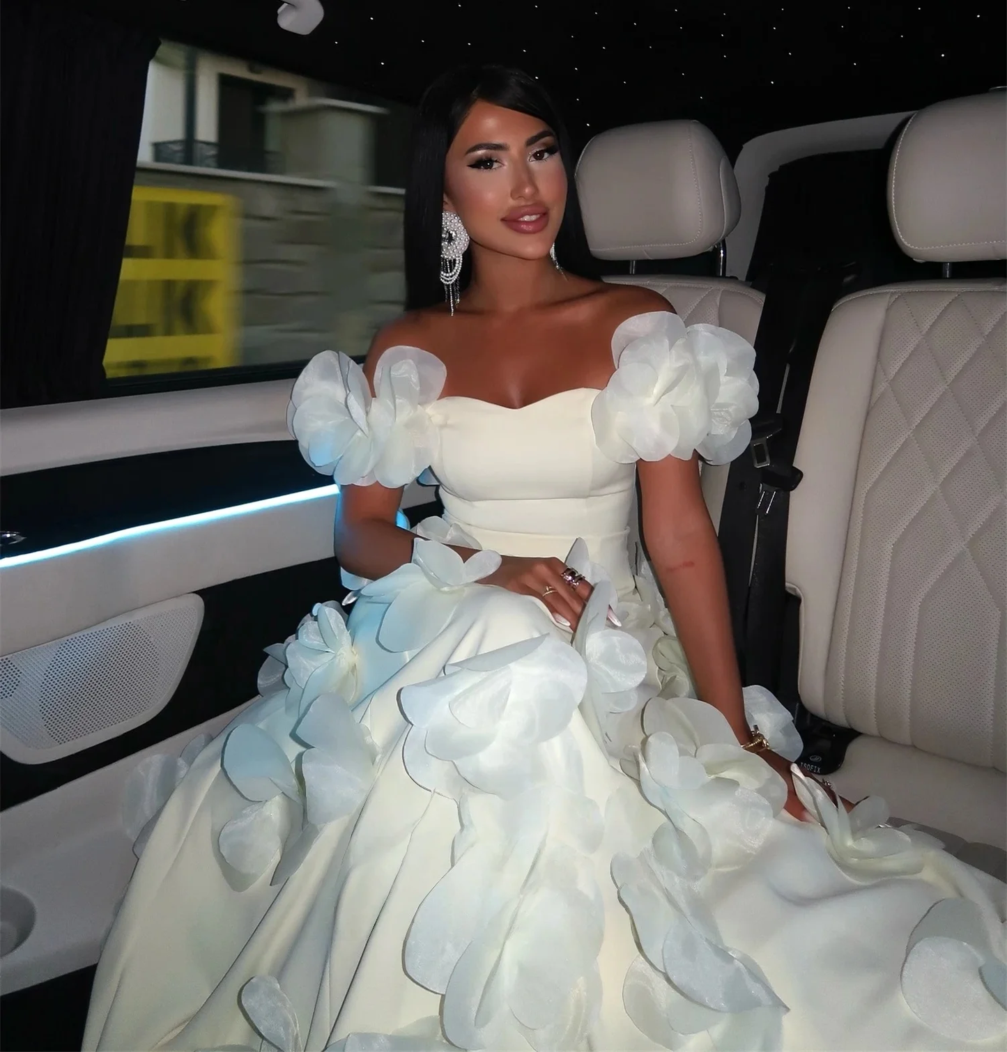Women Party Floral Long Bespoke Occasion Gown Evening Dresses Prom Pastrol Unisex Jersey Retro Dubai Saudi Arabic Customized