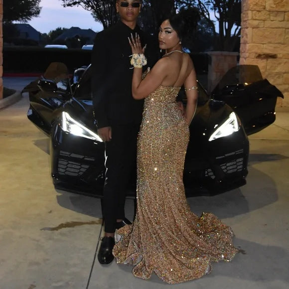 Gold Prom Dress